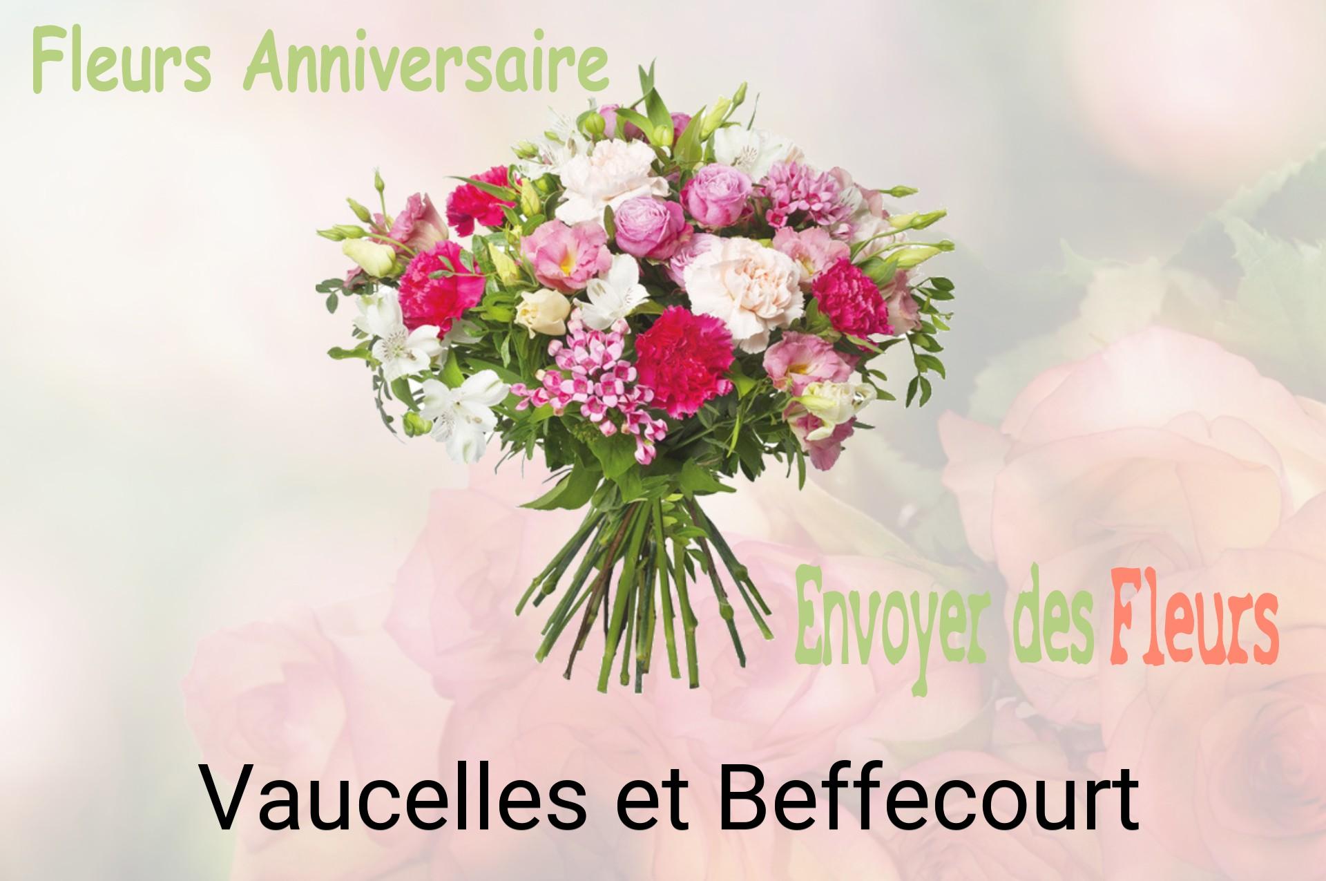 Bouquet de fleurs d’anniversaire livré à Vaucelles-et-Beffecourt