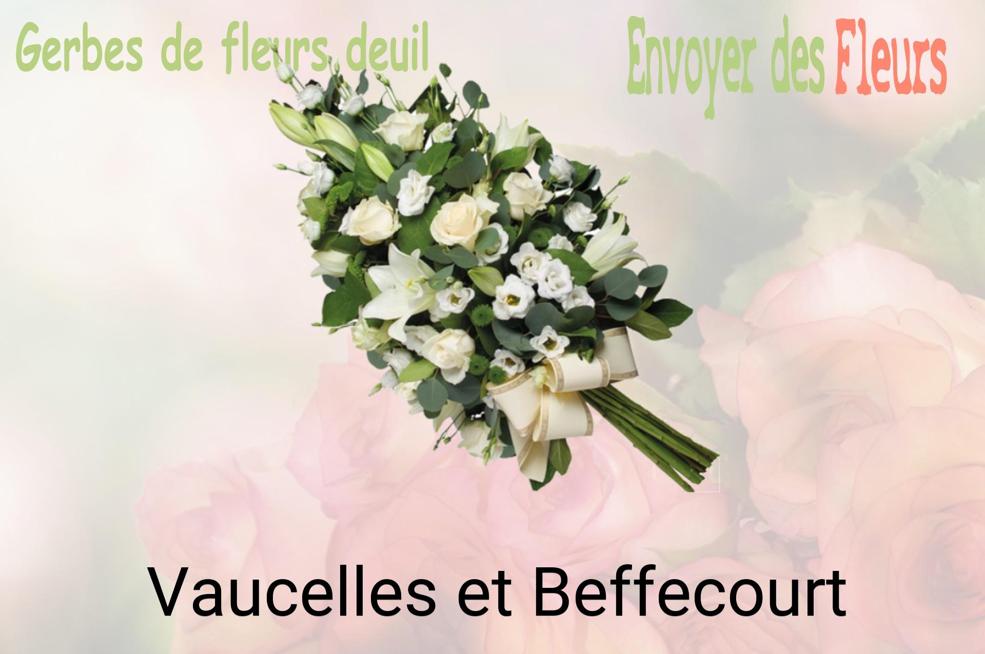 Gerbe de fleurs de deuil livrée à Vaucelles-et-Beffecourt